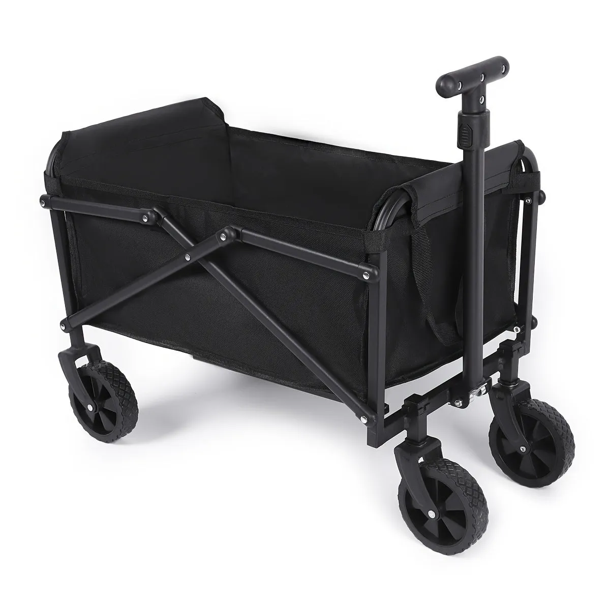 1pc Camping Cart, Portable Foldable Trolley,BeachCamping Children's Mini Trailer, Camping, Hiking Supplies, Storage Vehicles, Camping Vehicles