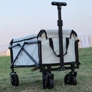 1pc Camping Cart, Portable Foldable Trolley,BeachCamping Children's Mini Trailer, Camping, Hiking Supplies, Storage Vehicles, Camping Vehicles