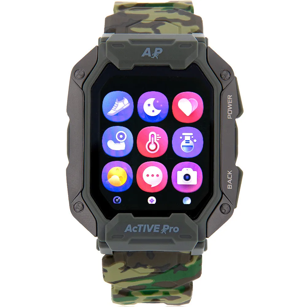 Active Pro Smart Watch Army Green Edition