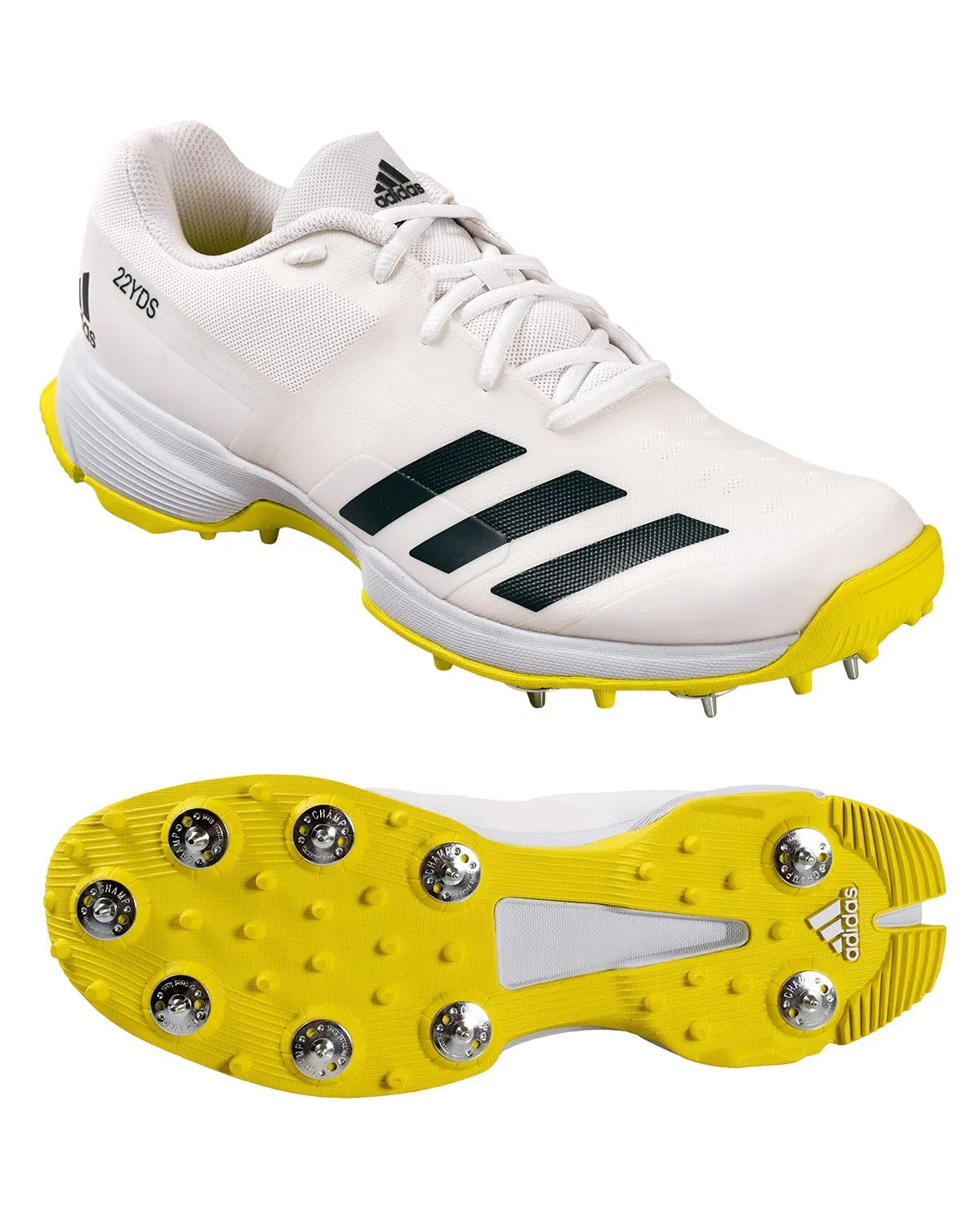 Adidas Adizero 22 YDS Cricket Shoes - Steel Spikes