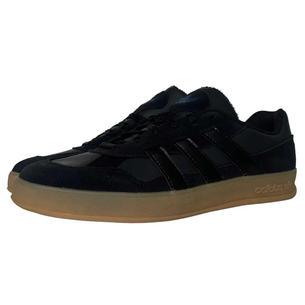 Adidas Aloha Super Mark Gonzales Black Gum Suede Shoes Black Carbon Bluebird