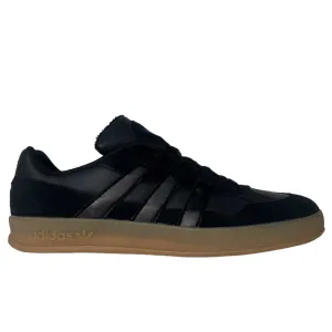 Adidas Aloha Super Mark Gonzales Black Gum Suede Shoes Black Carbon Bluebird