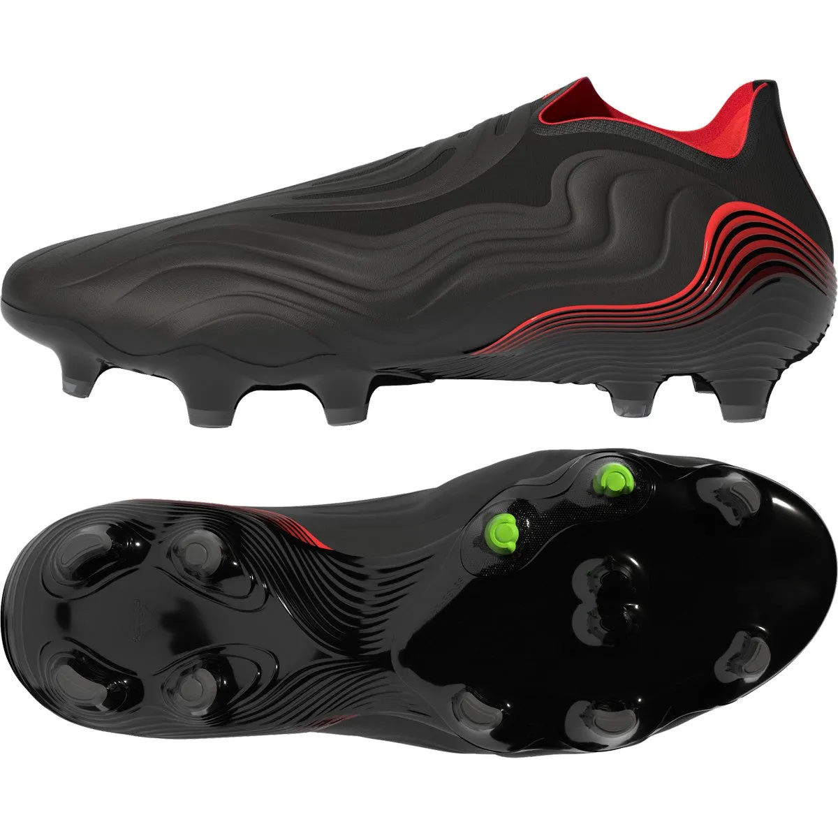 ADIDAS COPA SENSE  FG-CORE BLACK/SOLAR RED/TEAM SOLAR GREEN