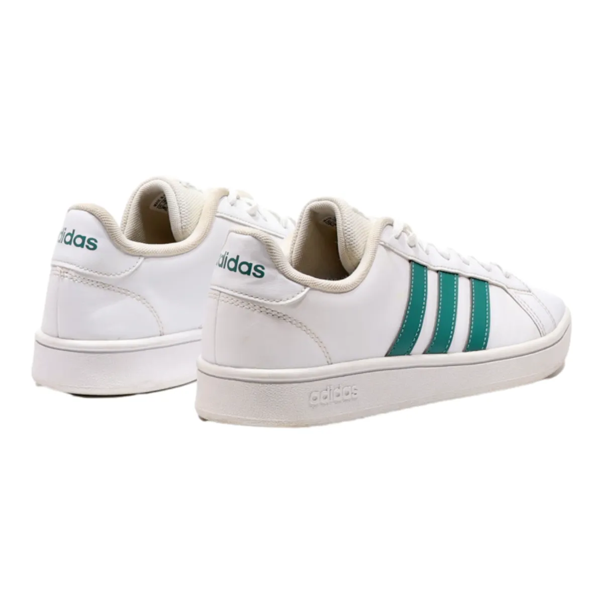 ADIDAS Grand Court Sneaker Trainers White Leather Mens UK 7.5