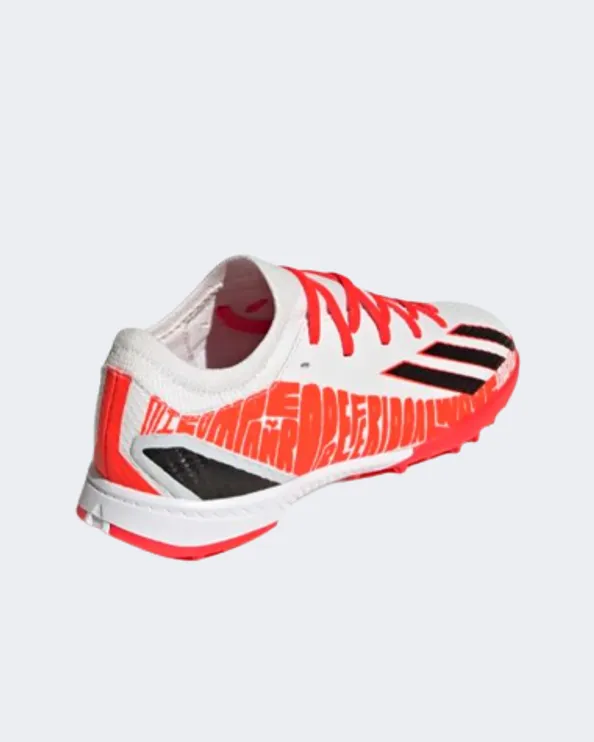 Adidas X Speedportal Messi.3 Ps-Boys Turf Shoes White/Orange Gw8396