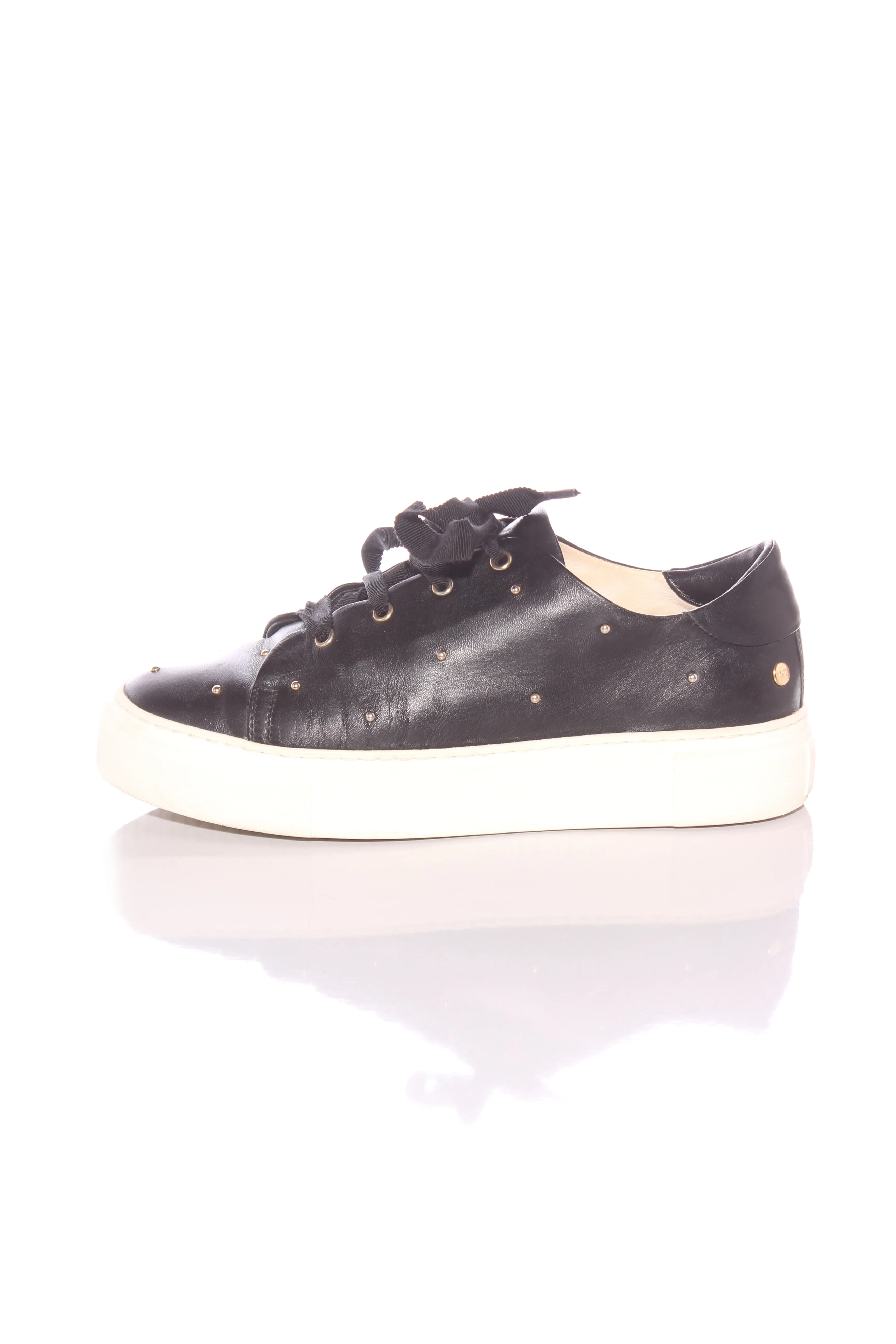 AGL - Studded leather platform sneakers! 39