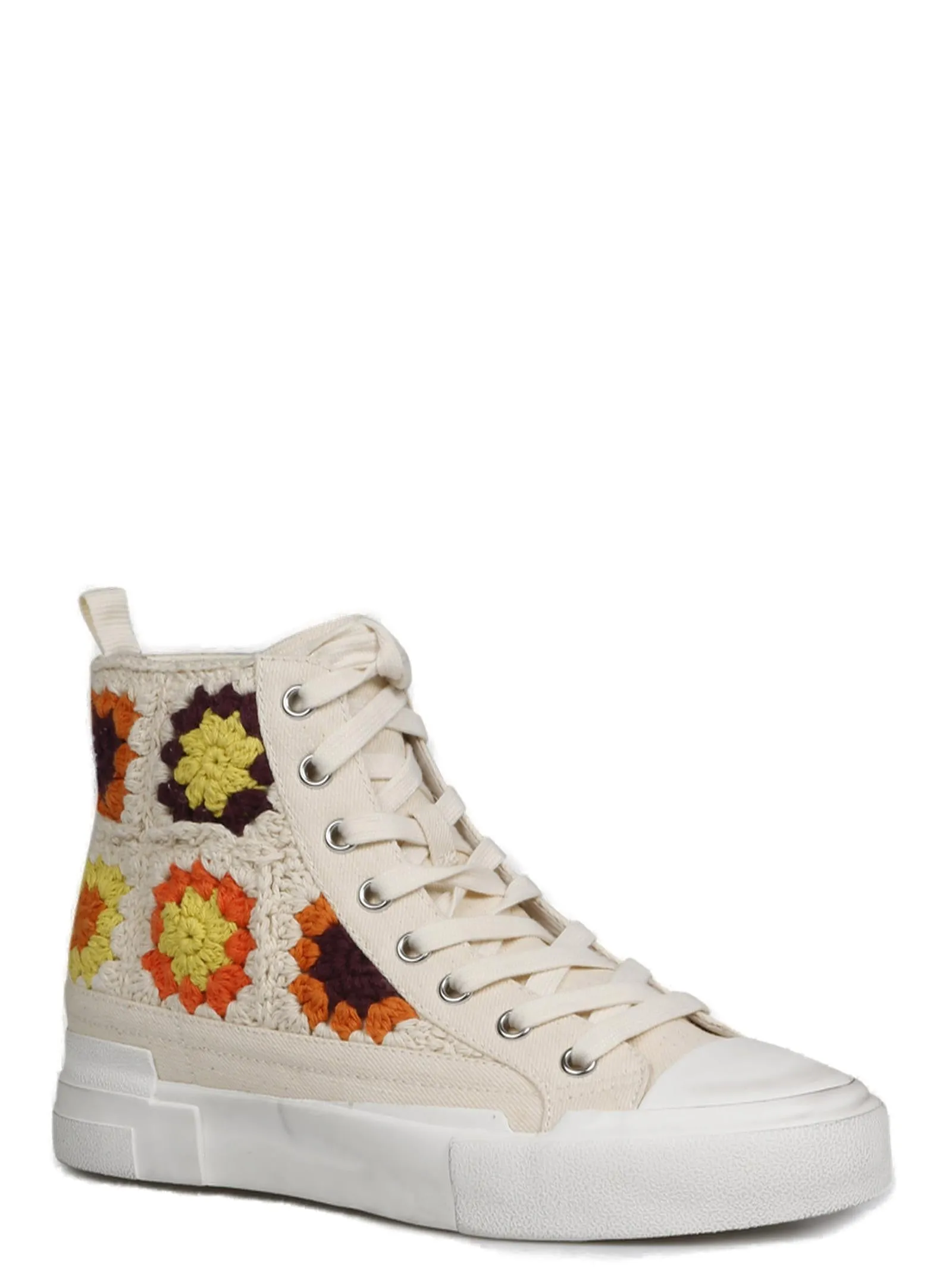 Ash Goa Crochet Embroidered Lace-Up Sneakers