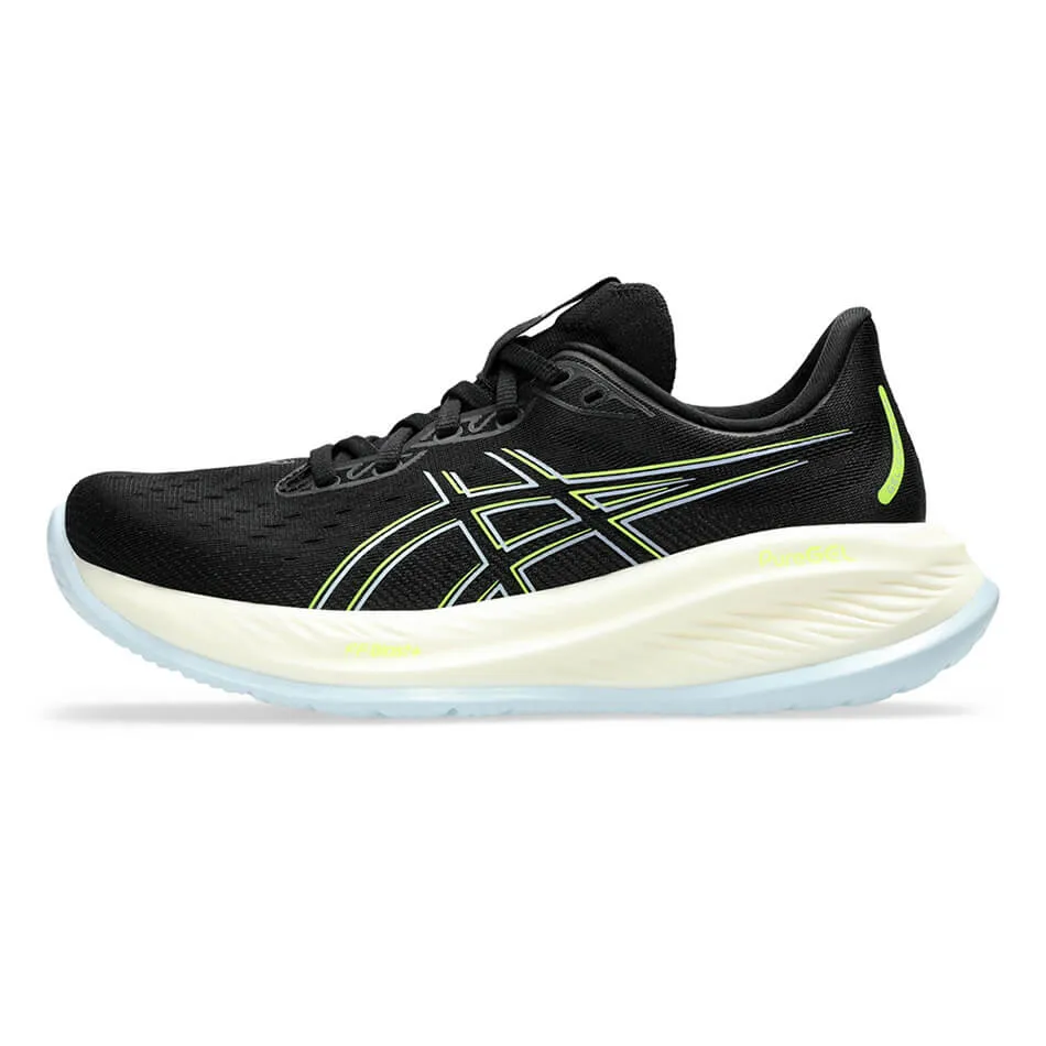 ASICS Gel-Cumulus 26 Women's Running Shoes AW24 Black/Safety Yellow