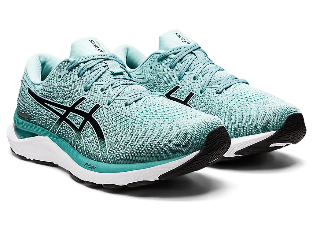 Asics Women's GEL-CUMULUS 24 - OASIS GREEN/BLACK