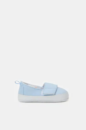 Baby Blue Pram Shoes