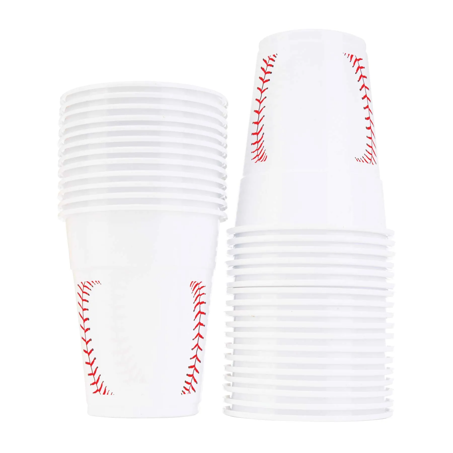 Baseball Party Cups Bulk Pack Of 30 Plastic Cups For Birthday Party Supplies, Baseball