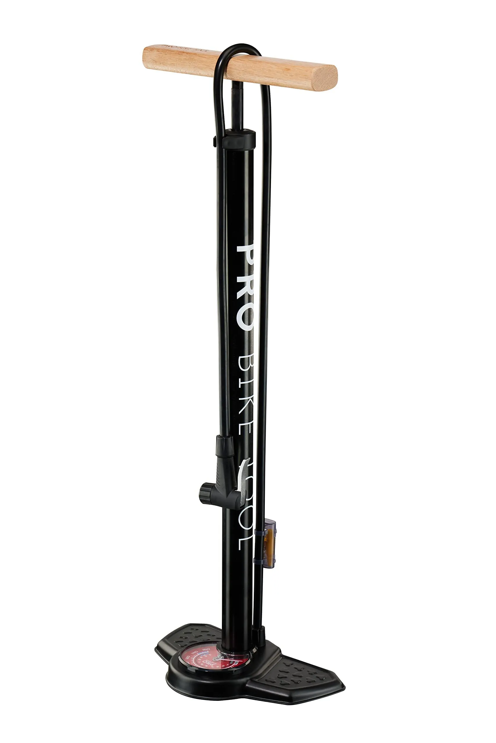 Bike Floor Pump - Bicycle Pump With Gauge Up To 160 Psi / 11 Bar Pressure