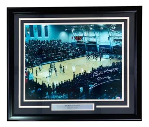 Bob Knight Signed Framed 16x20 Army Black Knights Photo Army Insc Steiner Sports