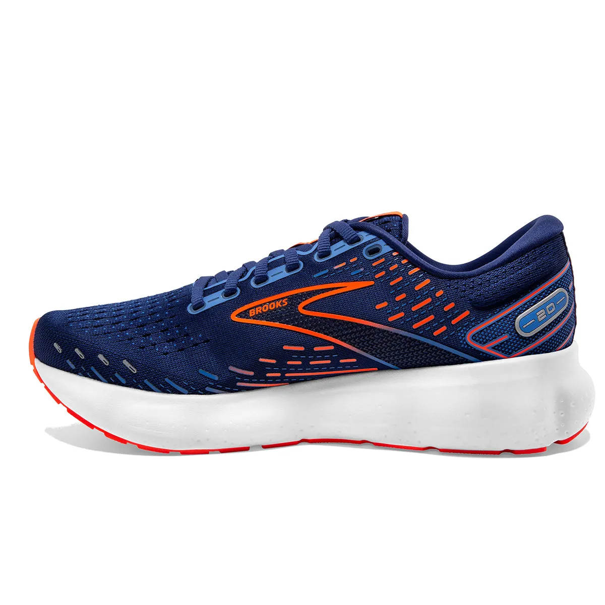 Brooks Glycerin 20 Mens | Blue Depths/palace Blue/orange