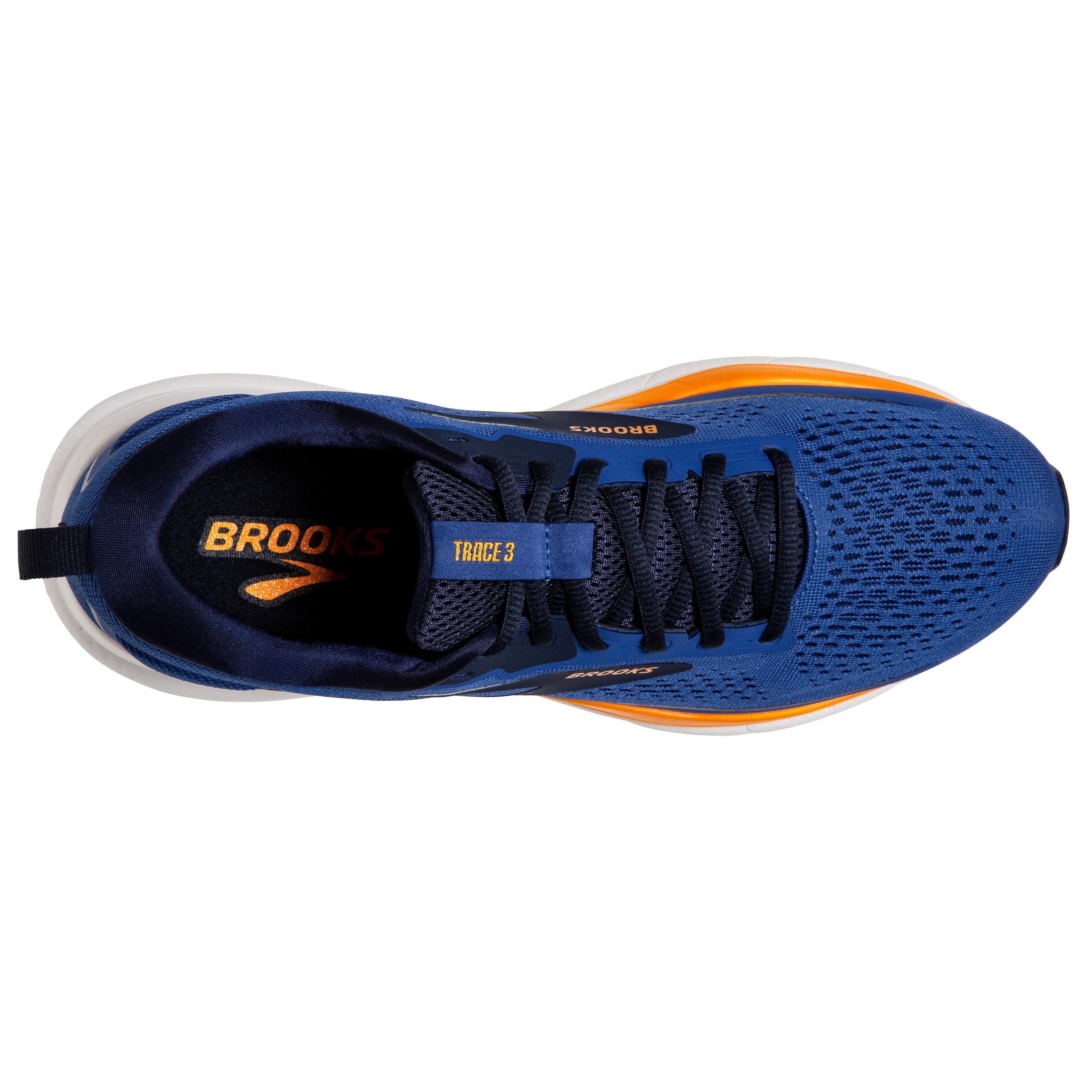 Brooks Mens Trainer Trace 3 Blue/Peacoat/Orange