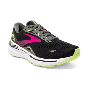 Brooks Womens Trainer Adrenaline GTS 23 Black/Gunmetal/Sharp Green