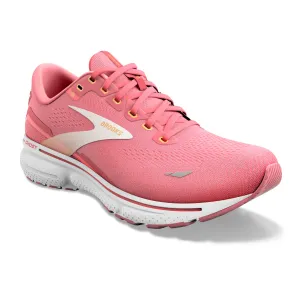 Brooks Womens Trainer Ghost 15 Slate Rose/Fiery Coral/White