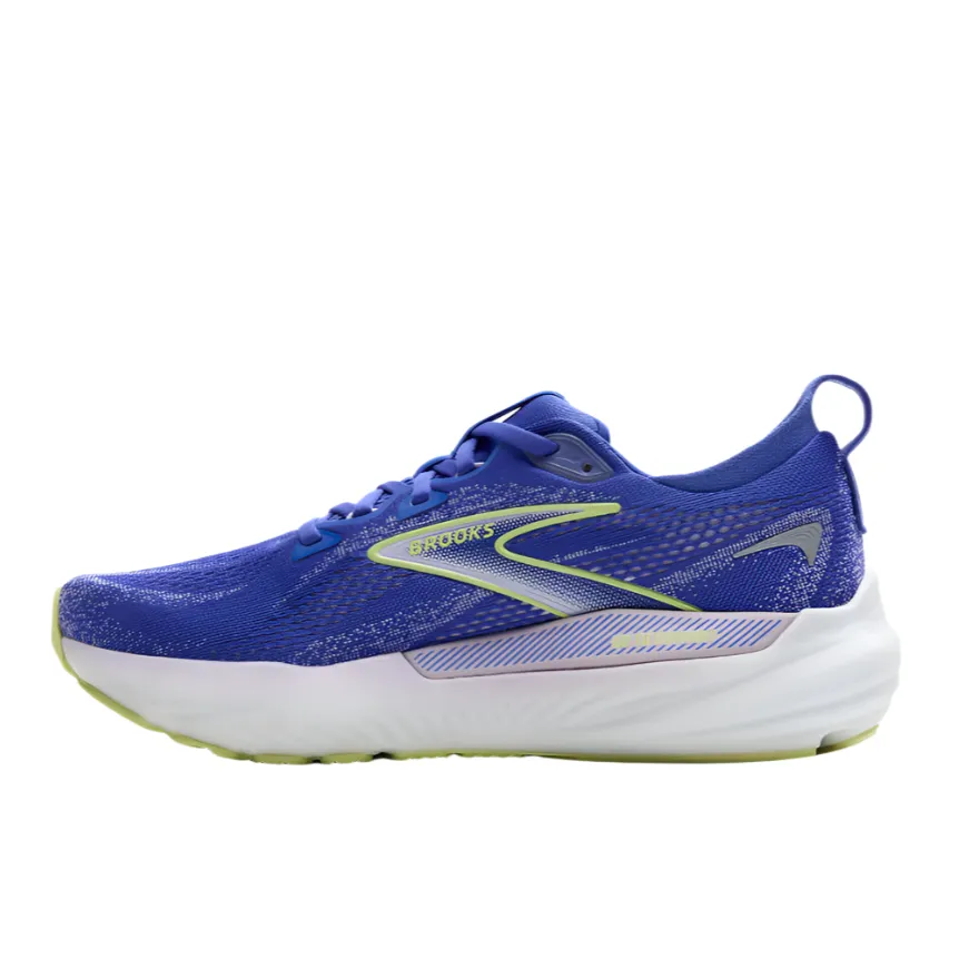 Brooks Womens Trainer Glycerin GTS 22 Amparo Blue/Hyper Iris/Yellow