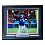 Christian Yelich Signed Framed 16x20 Milwaukee Brewers Photo Steiner MLB