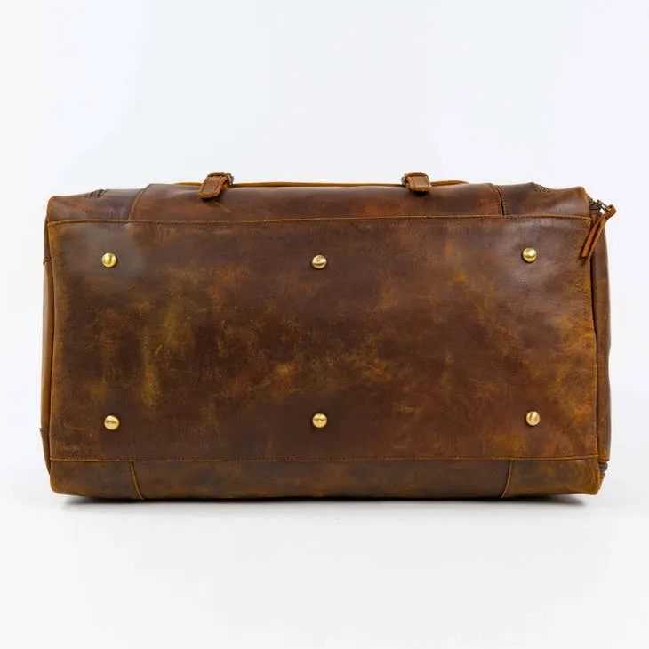 Christine Genuine Leather Duffle Bag