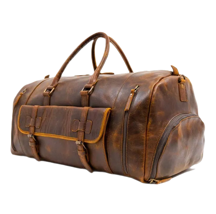 Christine Genuine Leather Duffle Bag