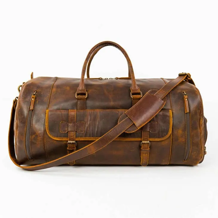 Christine Genuine Leather Duffle Bag