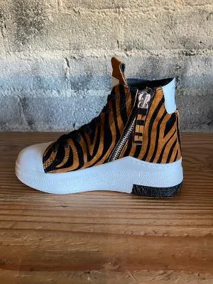 Cinzia Araia Zebra High Top Sneaker