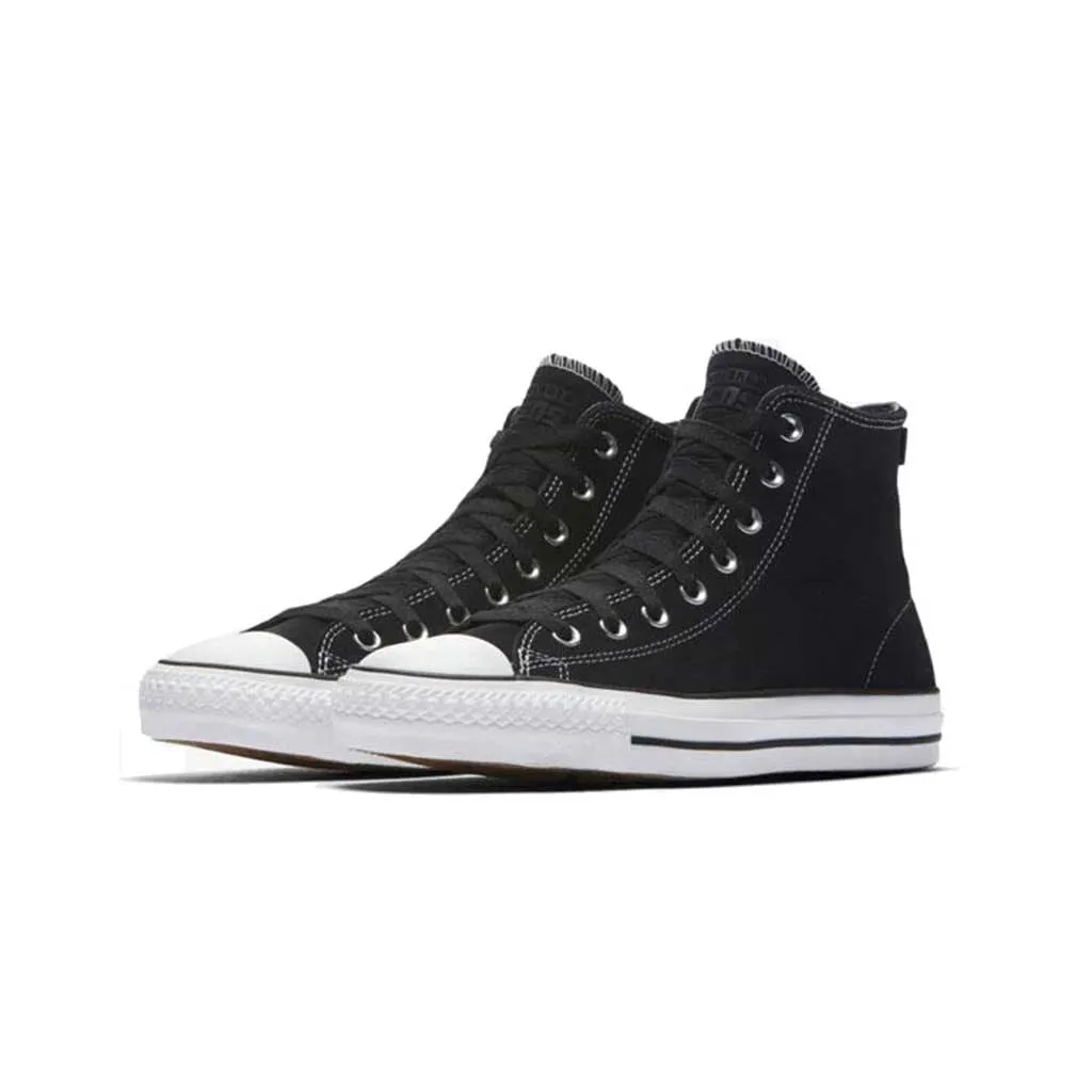 Converse CTAS Pro Hi - Black/White/Suede