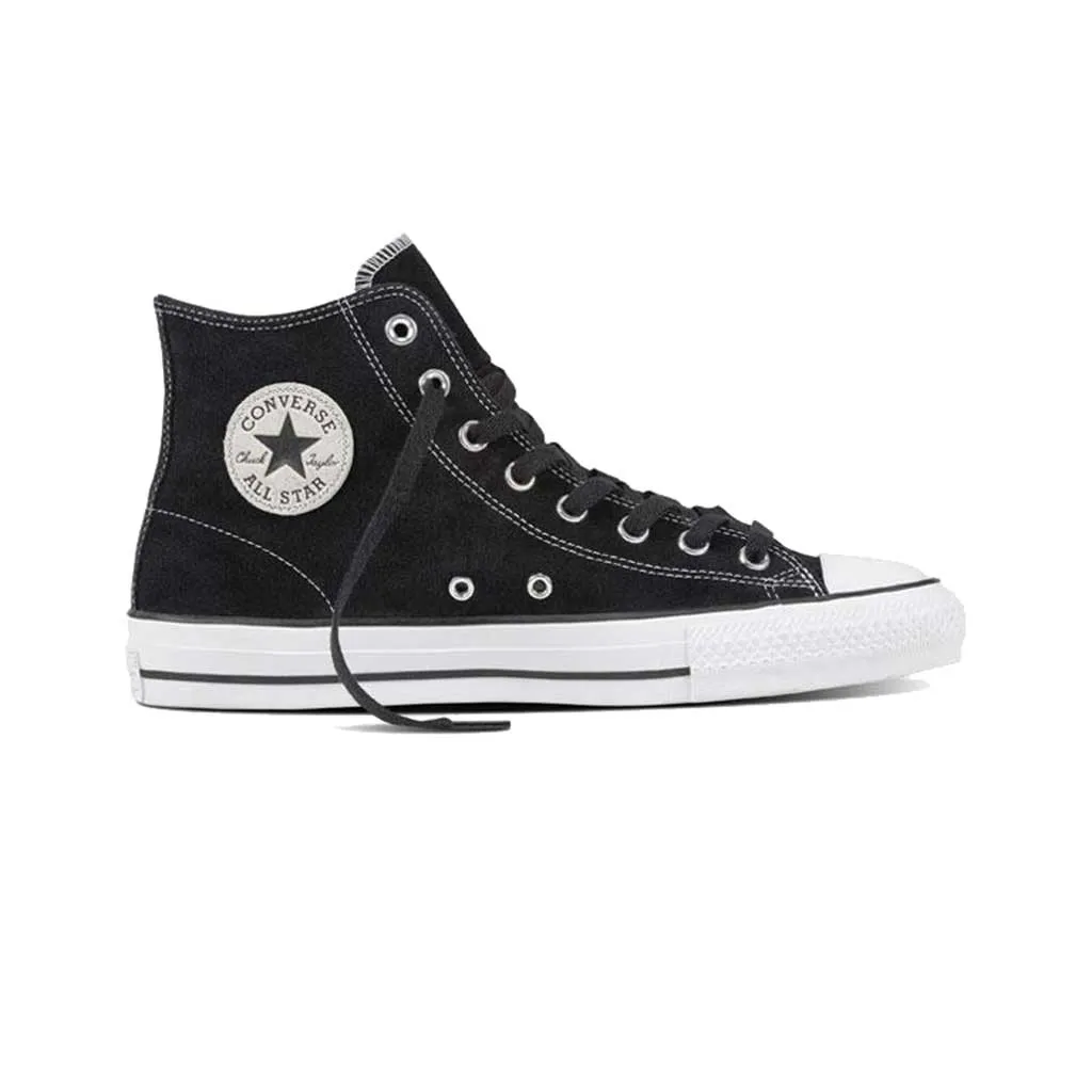 Converse CTAS Pro Hi - Black/White/Suede