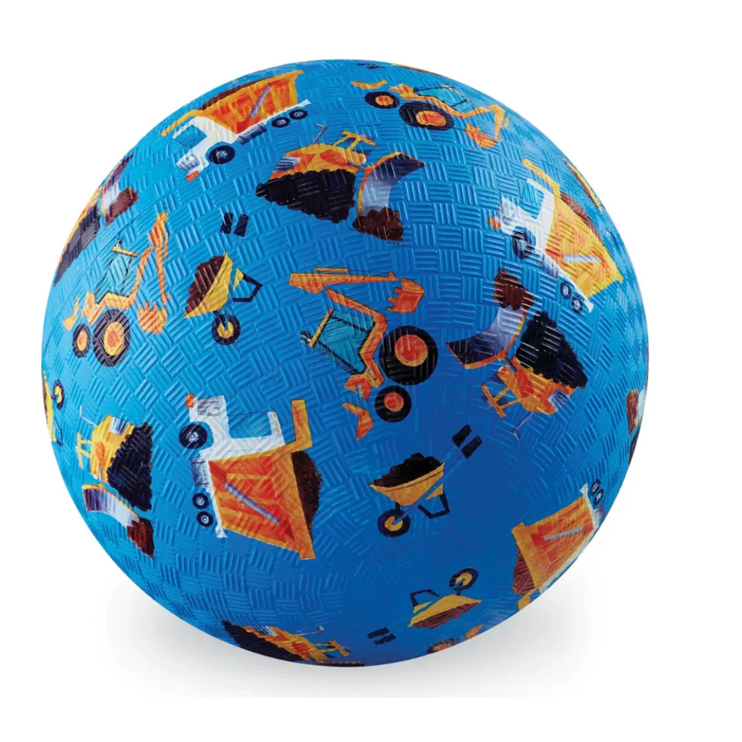 Crocodile Creek Playground Ball Construction 7"