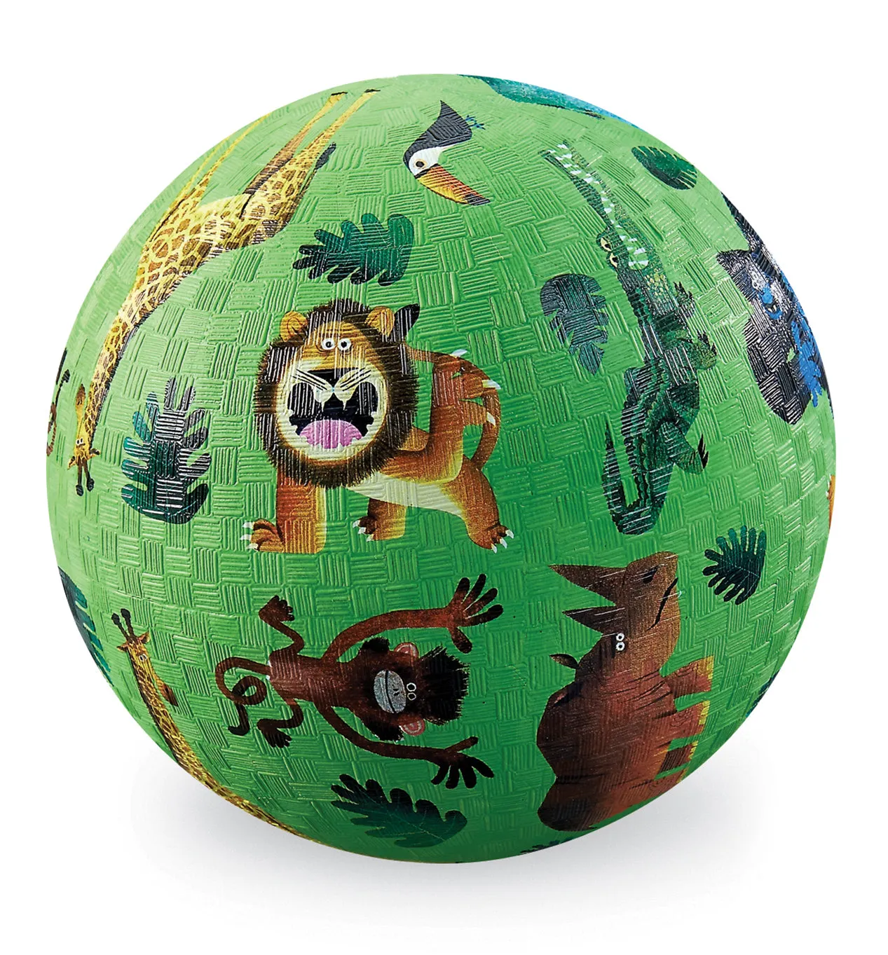 Crocodile Creek Playground Ball Very Wild Animals 7"