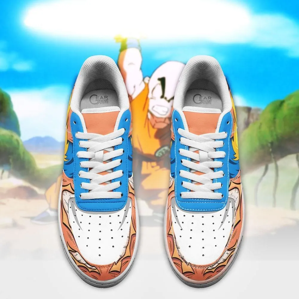 DBZ Krillin Air Sneakers Custom Skill Anime Dragon Ball Shoes