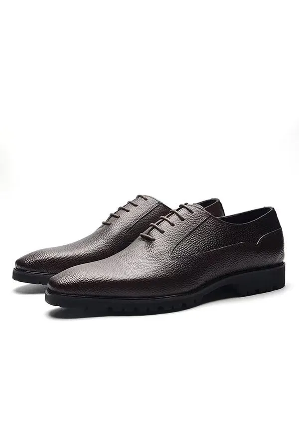 Exotic Flair Lace-Up Dress Shoes