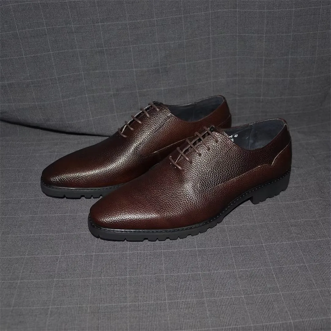 Exotic Flair Lace-Up Dress Shoes