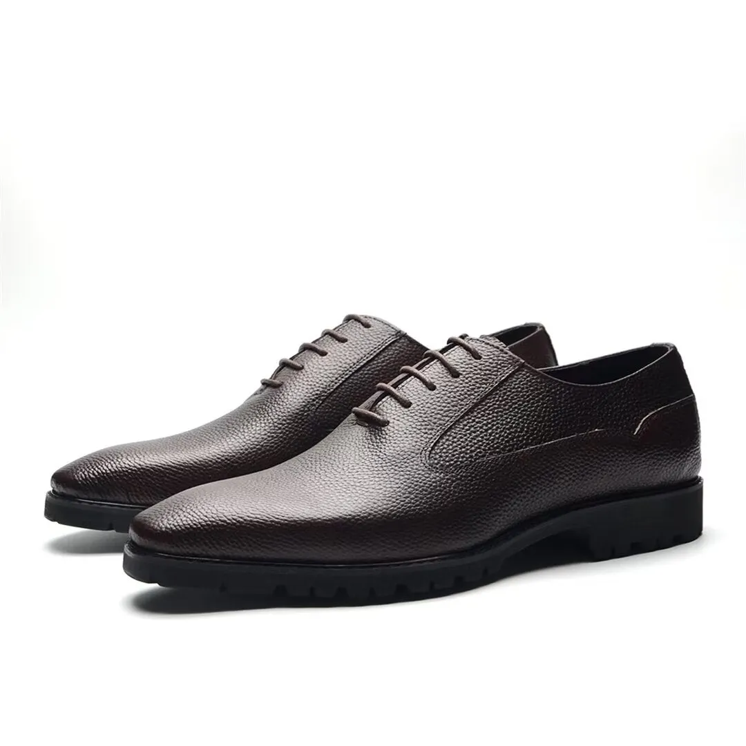 Exotic Flair Lace-Up Dress Shoes