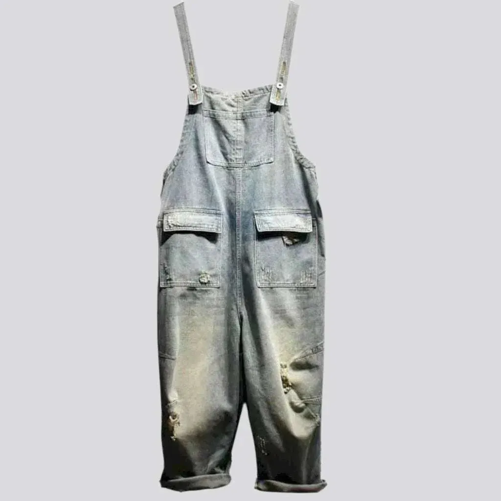 Fashion women's jean dungaree