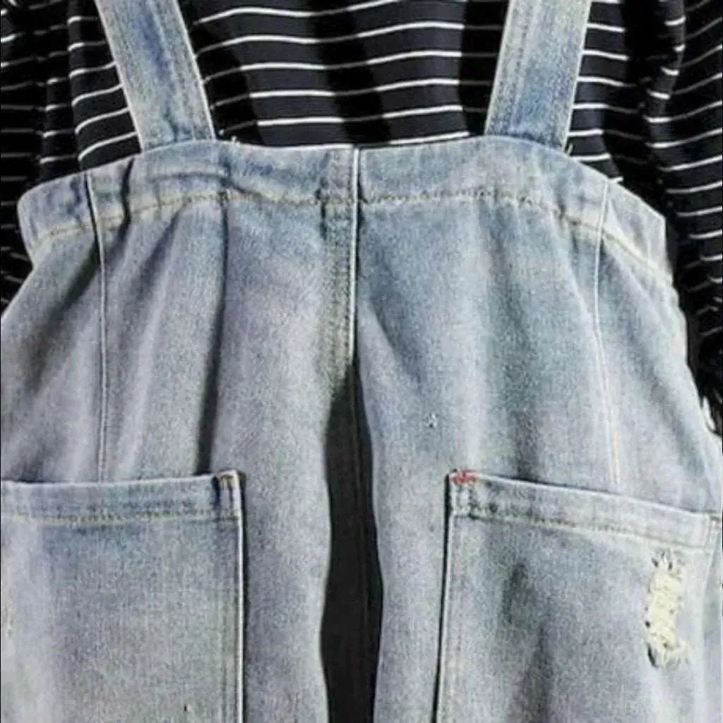 Fashion women's jean dungaree