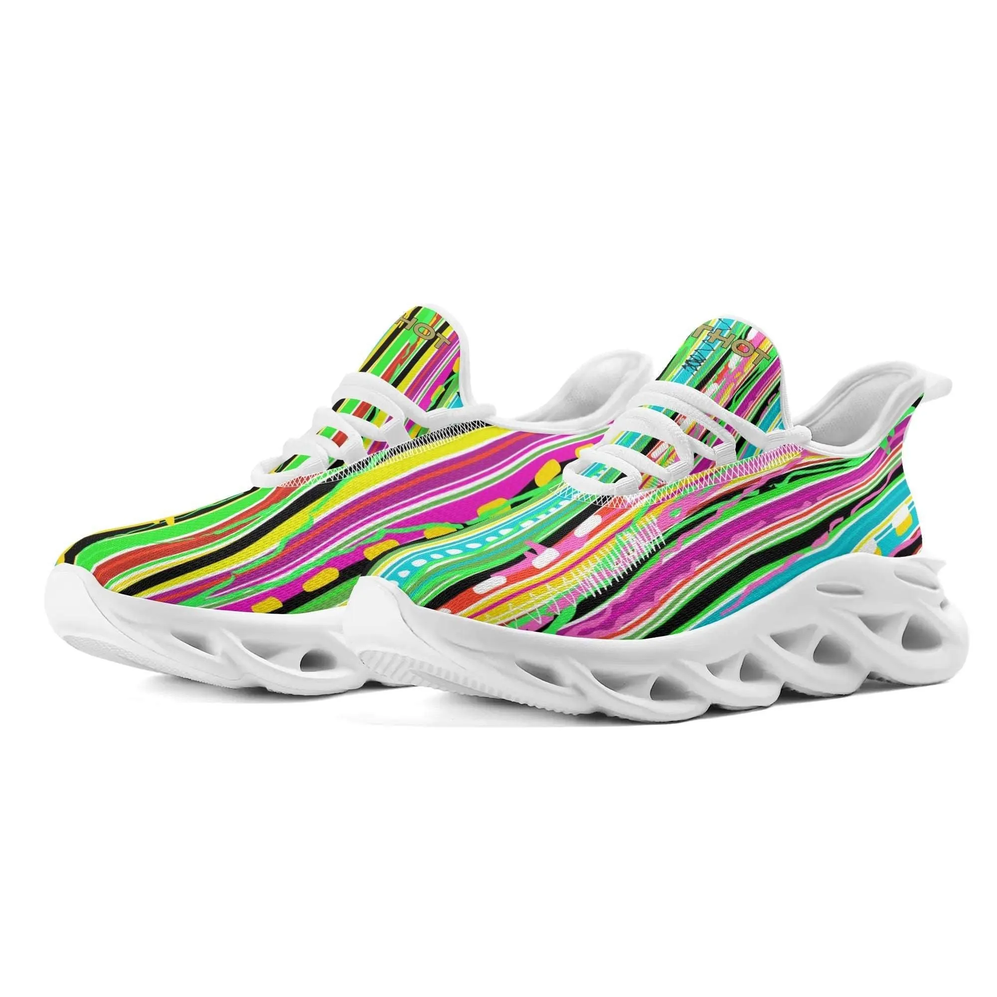 FlexpPo Air Mesh Sneakers - Candy Stripe