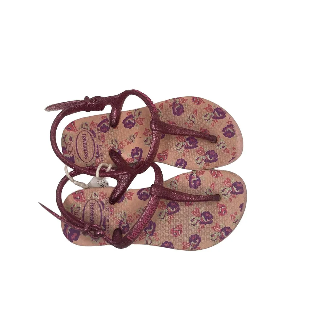 Floral Flipflop Sandals