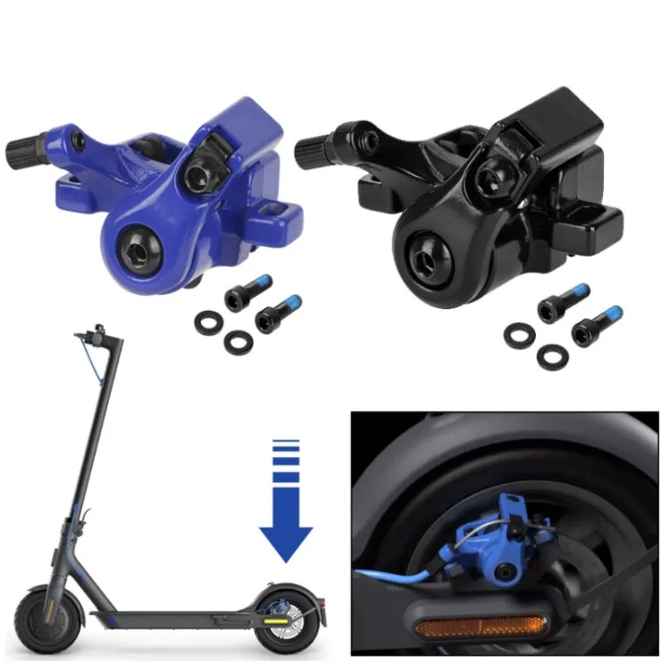 For Xiaomi  Electric Scooter 3/ 4 Pro Rear Wheel Disc Brake Calipers(Black)