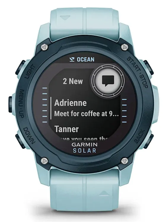 Garmin Descent G1 Solar Dive Computer - Ocean Azure