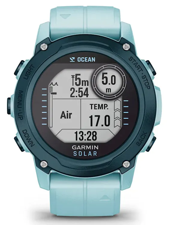 Garmin Descent G1 Solar Dive Computer - Ocean Azure