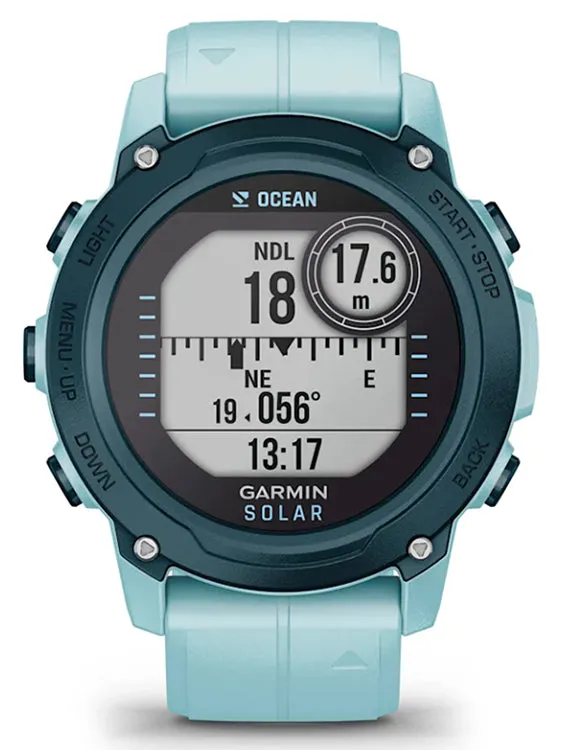 Garmin Descent G1 Solar Dive Computer - Ocean Azure