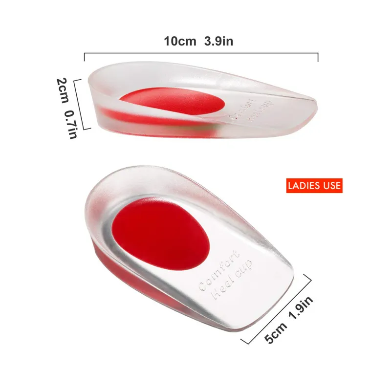 Gel Insole Silicone With Heel Cushion For Men's