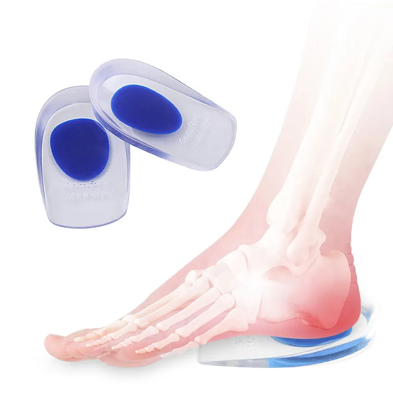 Gel Insole Silicone With Heel Cushion For Men's