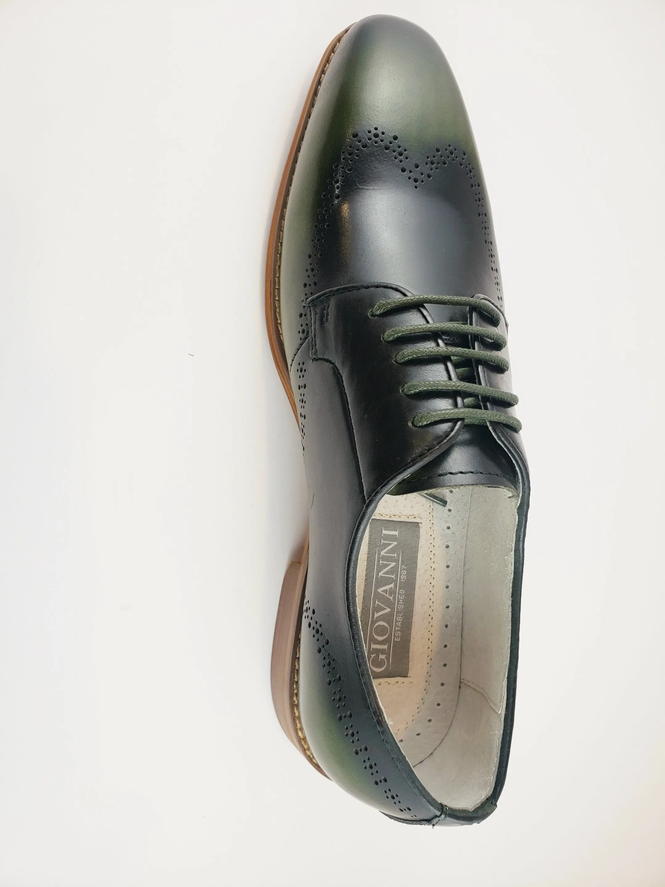 Giovani Olive& black Shoes