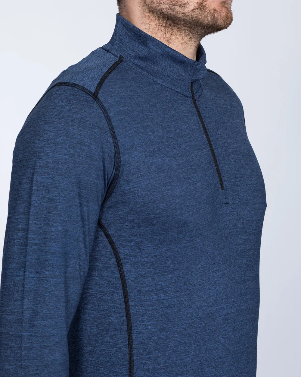 Girav Extra Tall Quarter-Zip Baselayer (estate blue)