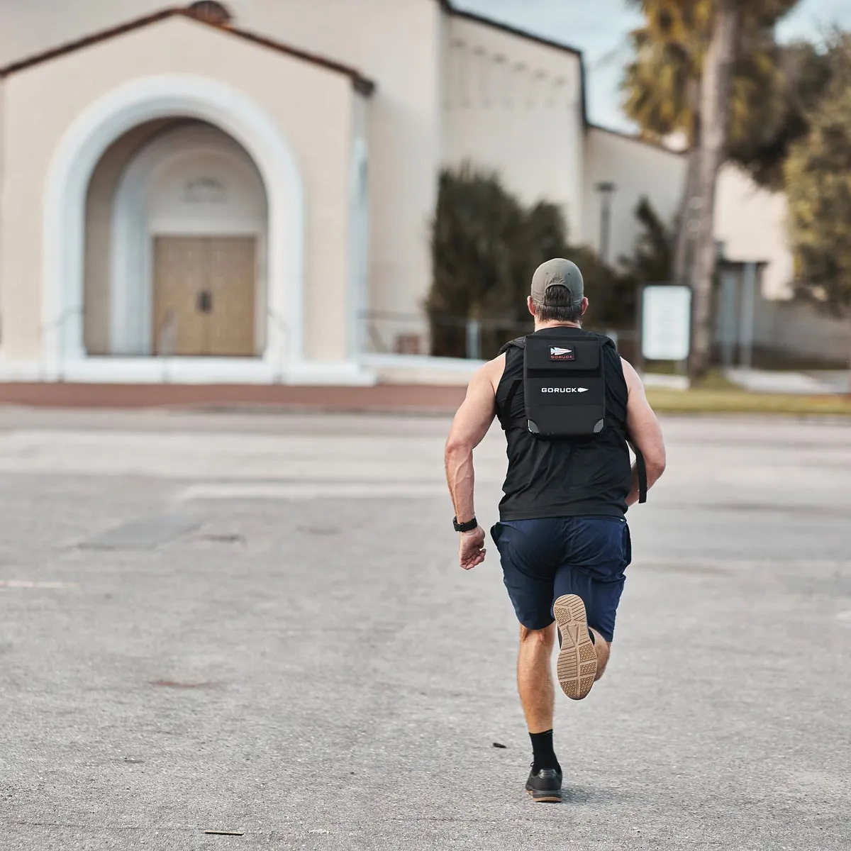 GORUCK Ballistic Trainers - Black   Gum w/ Black Reflective Spearhead