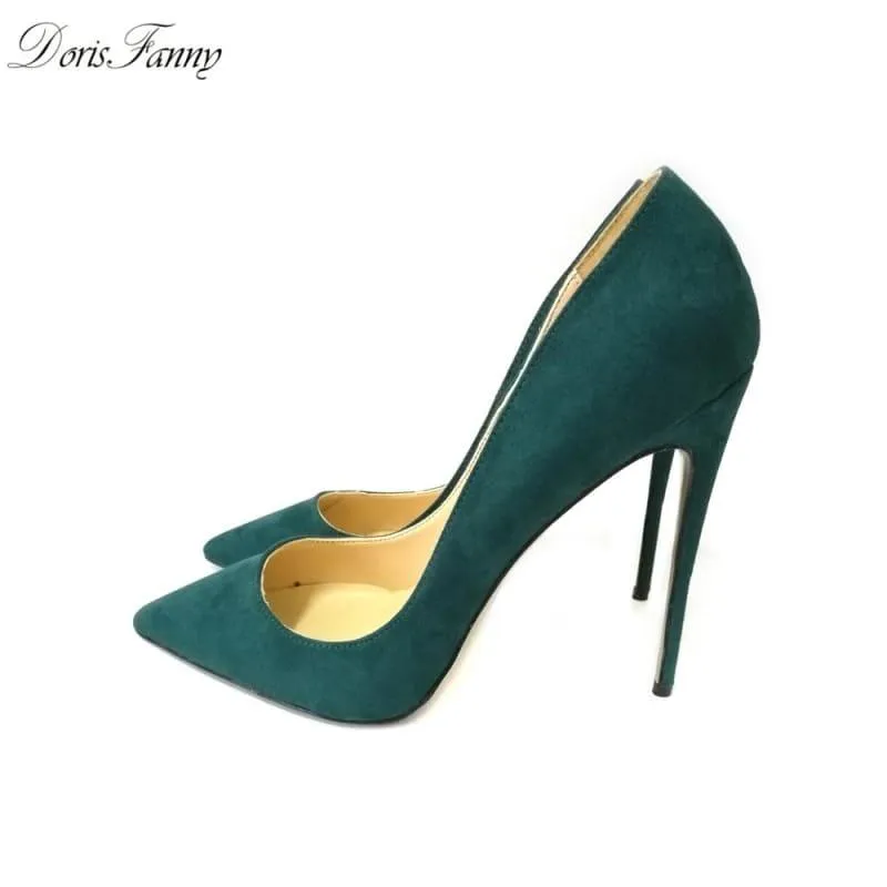 Green  High Heels Stiletto Heel Pumps