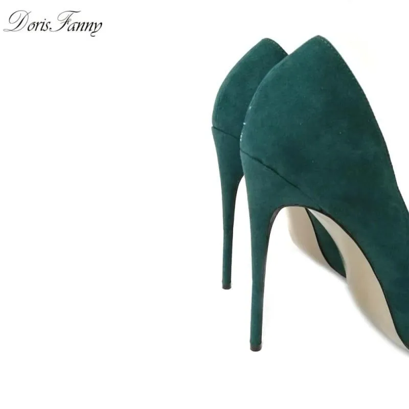 Green  High Heels Stiletto Heel Pumps